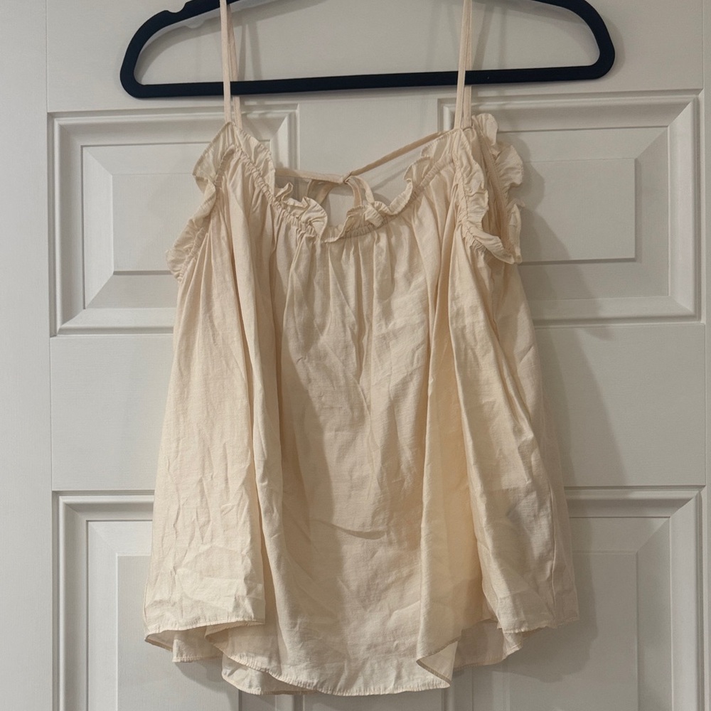 Cream Ruffle Top - Picture 4 of 4